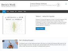 Tablet Screenshot of devinswork.com